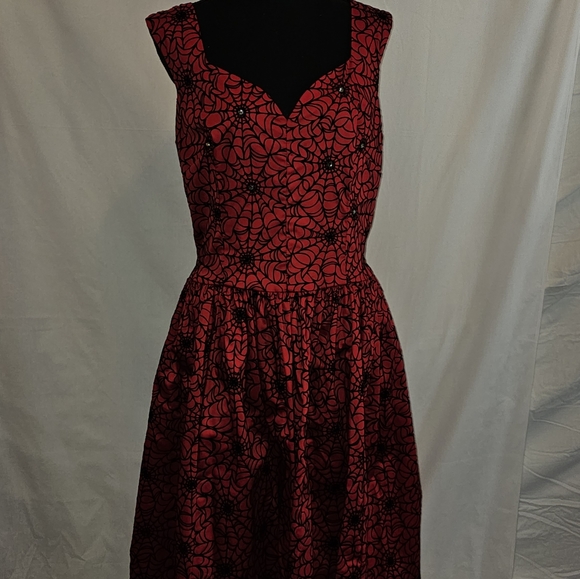 Pinup Girl Spiderweb dress - Picture 6 of 6
